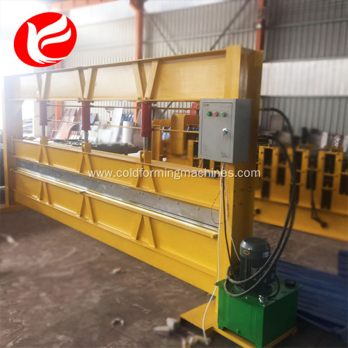 Cnc hydraulic manual corrugated zinc sheet bending machine